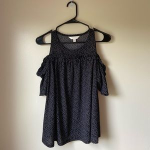 Lauren Conrad Cold Shoulder Top